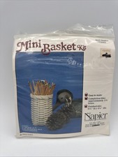Vintage Mini Basket Kit Quill Basket Weaving Craft Kit Napier Enterprises NEW