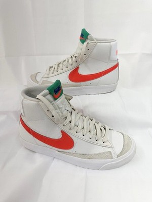 Nike Blazer Mid 77 GS Platinum Tint Crimson Vintage Sneakers size 5Y shoes