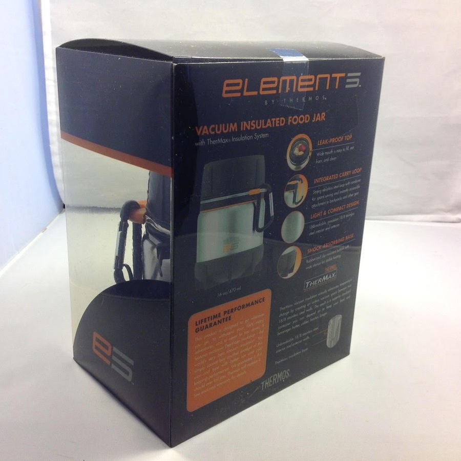 Thermos Element 5 16-Ounce Leak-Proof Food Jar Backpack Hike (E30500H4)