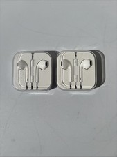 Genuine Apple Wired Earpods Lot of 2 Iphone Earphones New 3.5mm