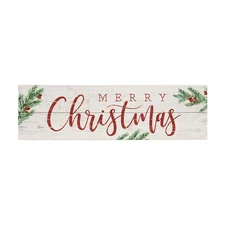 , Vintage Pallet Boards- Merry Christmas, 7"x24" Rustic Wood Sign VPB1111