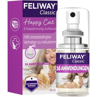 FELIWAY Classic Spray | Pheromone Katzen | 20 Ml Spray Gegen Stress | Für Mehr E