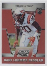2016 Panini Prizm Collegiate Draft Picks Red Dadi Lhomme Nicolas #211 0d2