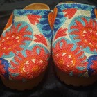 Chelsea & Violet Women's Slip-On Clogs Floral Embroidered Cotton Blend US 8 — photo 2