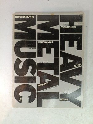 HEAVY METAL MUSIK SONGBOOK NOTEN VINTAGE 1981 BLACK SABBATH AC/DC Tab