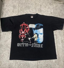 Vtg 90s Star Wars Episode One Jedi VS Sith Obi Wan Vs Darth Maul Tee   Sz 2XL