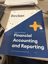 Becker CPA Exam Review Financial Accounting (...