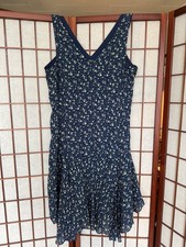 NEW Polo Ralph Lauren Women's Blue Floral Sleeveless Dress Size 12 NWT