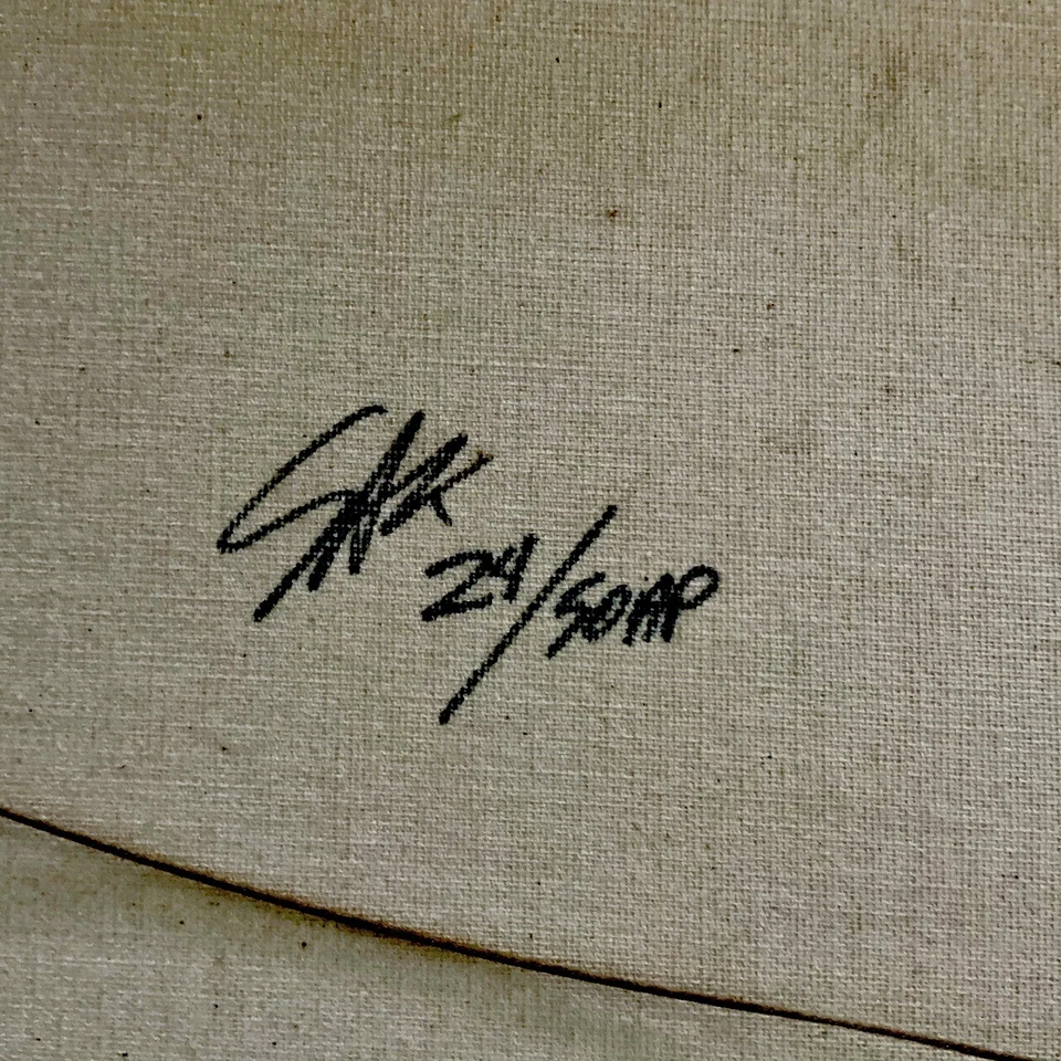 RARE Artist Steve Kaufman Signed “THREE LABEL COHIBA” 24/50 AP (ARTIST PROOF) - Изображение 3 из 4