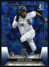 2023 Bowman Chrome Sapphire Oscar Colás #20 Baseball Card