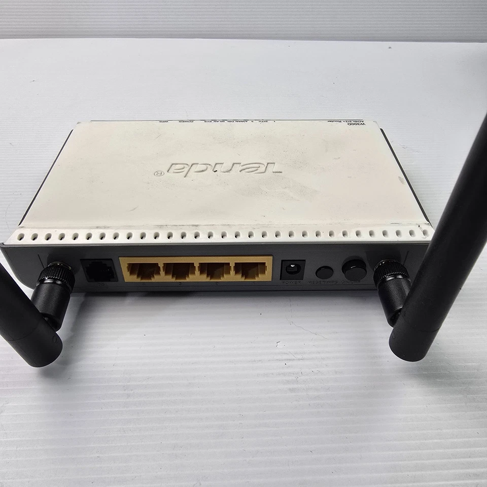 TENDA W300D TENDA W300D Wireless N ADSL2/2+ Router, White - Image 3 of 3