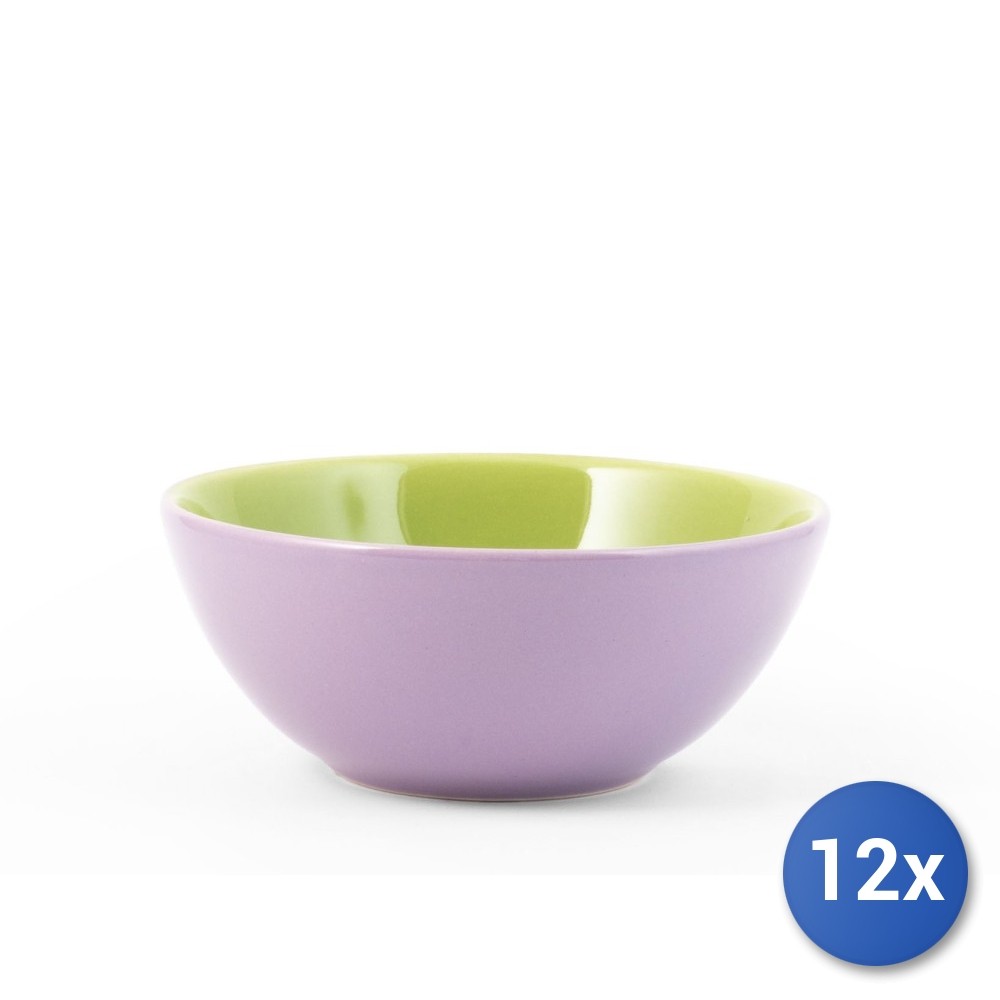 12x Bolo Home Samba for Cereals in Ceramic Assorted Colors Cc600