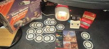 Vintage View-Master lot GAF rear screen projector 3 hand held viewer 19 reels