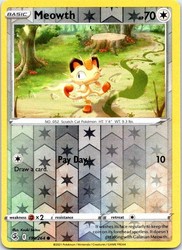 Meowth 199/264 Fusion Strike Reverse Holo