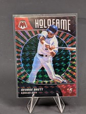 2022 Panini Mosaic - Holofame George Brett #HF-4 Green Mosaic Prizm