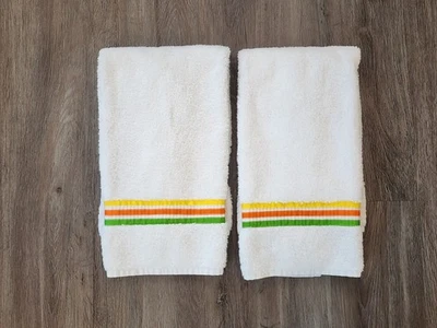 Linea Casa By Sferra Striped Multicolor Hand Towels - Image 1 of 4