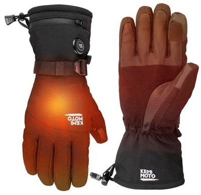 KEMIMOTO Heated Motorcycle Gloves for Men Size Large Upgraded 7.4V 2500mAh