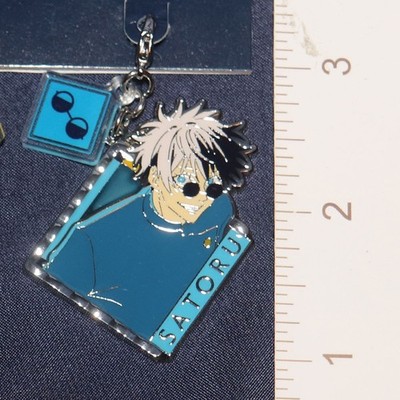 アクセサリー Yuyan Gotou USJ Japan Jujutsu Kaisen Pair Charm Keychain set Satoru GoJo