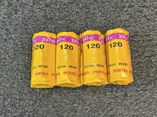 Kodak Portra 160VC 120 Film Exp 09/2001 SEALED Fridge Stored Lot Of 4 Rolls