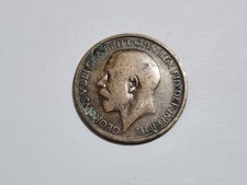 Lote L.16 Moneda UK Gran Bretaña Medio 1/2 Penique 1916 Coleccionista Subasta