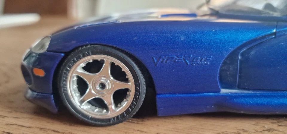 Burago Dodge Viper GTS COUPÈ 1/18 Blu 1996 Made In Italy - Immagine 2 di 4