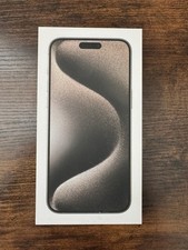 Apple iPhone 15 Pro MAX White Titanium 256GB- Empty Box ONLY