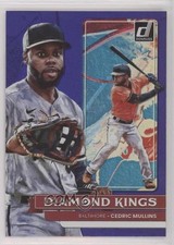 2022 Panini Donruss Diamond Kings Holo Purple Cedric Mullins #5 11oa