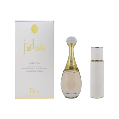 Dior J'adore 100ml Eau De Parfum + 10ml Refill Sprühflakon Damen Reiseset