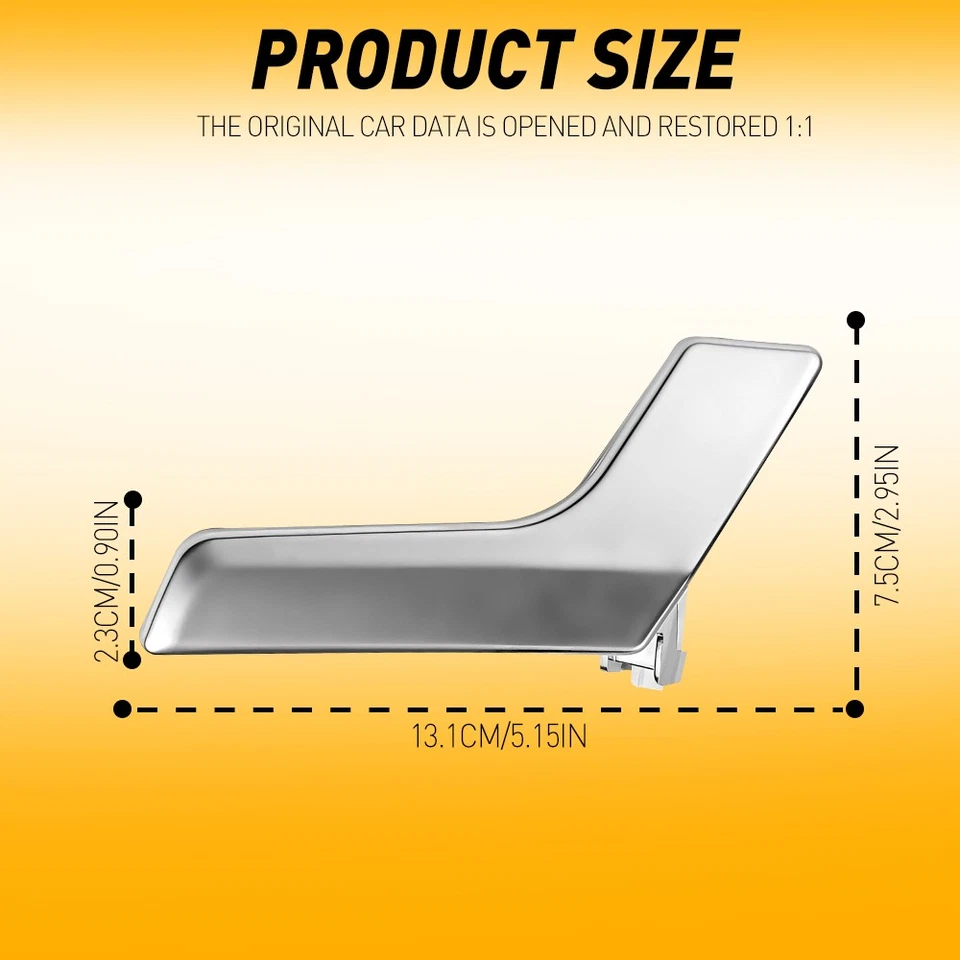 Kit de reparación de manija de puerta interior del lado del pasajero para Mercedes-Benz C250 C300 C350 E Foto 4 de 4