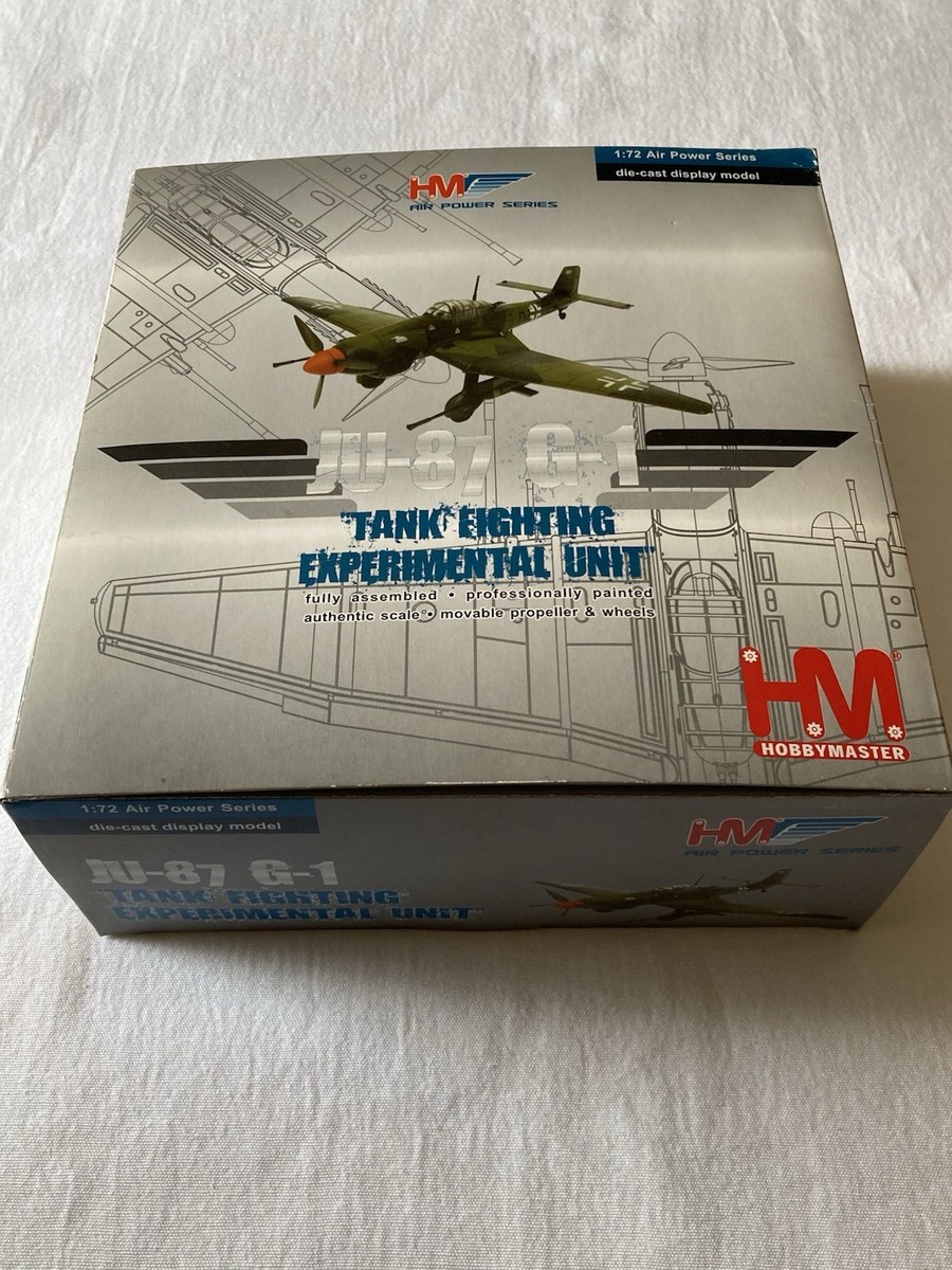 WW2 🇩🇪 Hobby Masters 1/72 Luftwaffe JU-87 G1-Tank Fighting