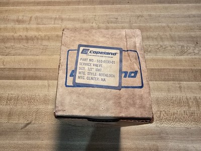 COPELAND 510-0133-01 Service Valve 1/2'' SWT 8-12 ft-lbs (NOS)