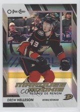 2023-24 O-Pee-Chee Marquee Rookie Black Rainbow 65/100 Drew Helleson #579 14bf