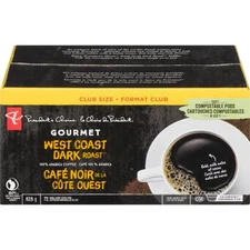 President's Choice Single Serve Keurig Pods, Gourmet West Coast Dark Roast, 72ct