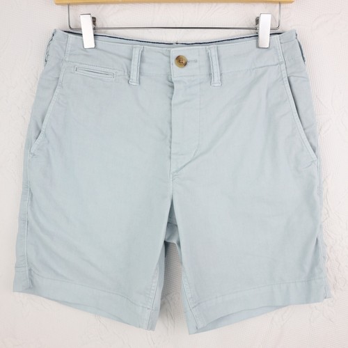 Mens American Eagle Shorts Size 28 Pastel Blue Khaki Chino Next Level