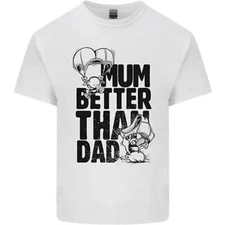 Mum Better Than Dad Mother's Father's Day Kids T-Shirt Boys Girls