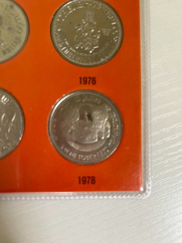 1973-1978 Kichener Waterloo Octoberfest Dollars 10th Anniversary Mint Set - Picture 7 of 8