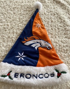denver broncos santa hat