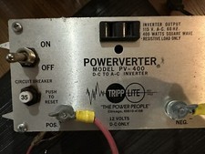 Tripp Lite PV 200 PowerVerter 200w 12v DC to 117v AC - Automotive Power Inverter