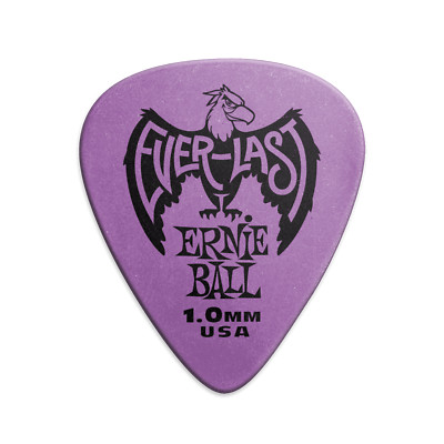 Ernie Ball Everlast Plektren 1,00 mm lila - 12er Pack