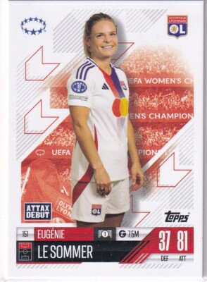 Topps Match Attax CL Extra 24/25 No. 151 Eugenie Le Sommer Debut