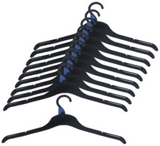 10 Coat Hangers Adults Clothing Deal Bargain Cheap Storage Wardrobe Student Uni 