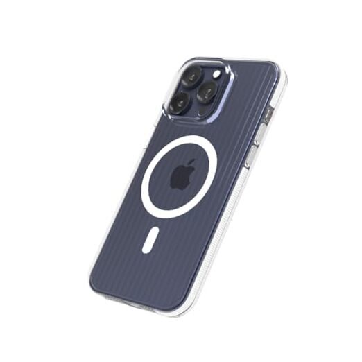 Designed for Case, Compatible with Mag-Safe, Clear Phone iPhone 15 Pro White