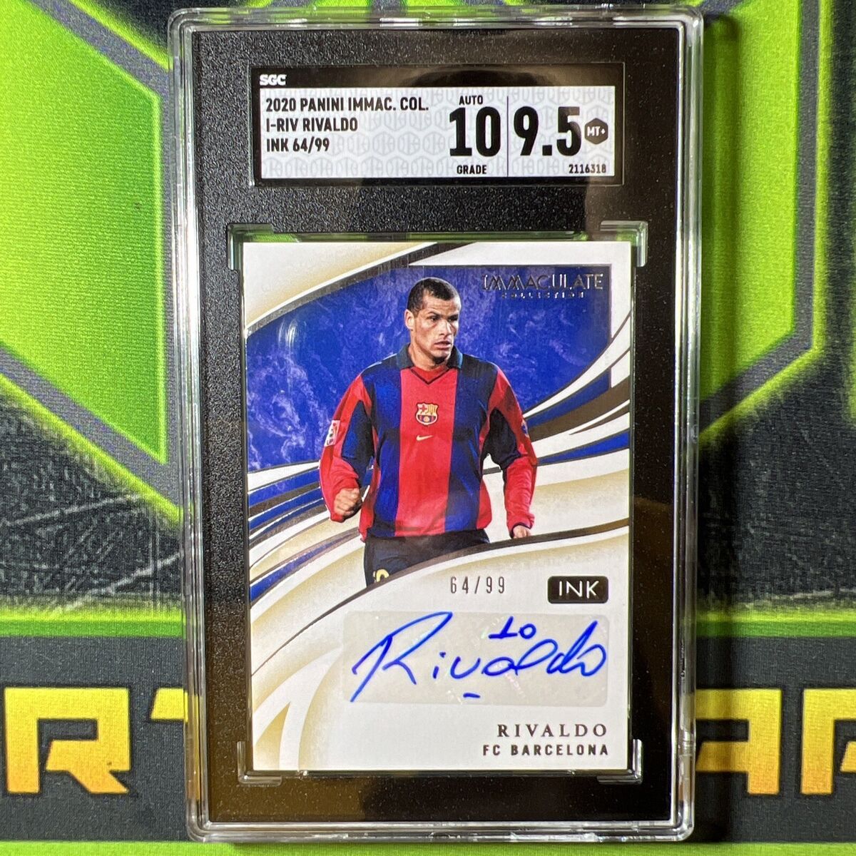 2019-20 Immaculate Collection Ink Rivaldo Brazil Barcelona 2019-20 Immaculate Collection Ink Rivaldo Brazil Barcelona