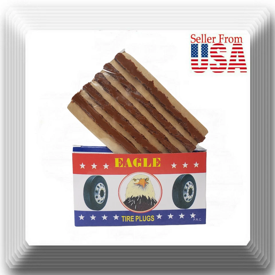 EAGLE  Seal Tire Plugs  60 SEALS 100% SELF VULCANIZING TUBELESS TIRE REPAIR PLUG - Image 3 of 4