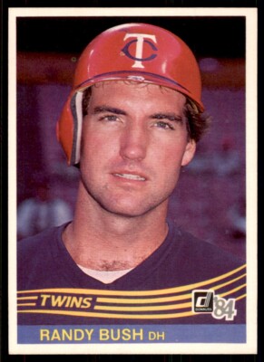 1984 Donruss Randy Bush Baseball Cards #513