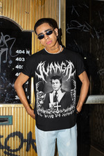 Camiseta Unisex Juan Gabriel Metal Oscuro Letras | Camiseta Fan Juan Gabriel