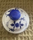 Vintage Blue Onion Style Porcelain Tea Pot Metal Handle Price Imports Japan — photo 6