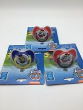 Nickelodeon Paw Patrol Pacifier With Cover - Brand New - Lot Of 3