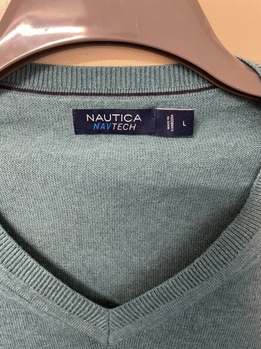 Jersey Nautica Hombre Navtech Verde Talla Grande - Imagen 4 de 5