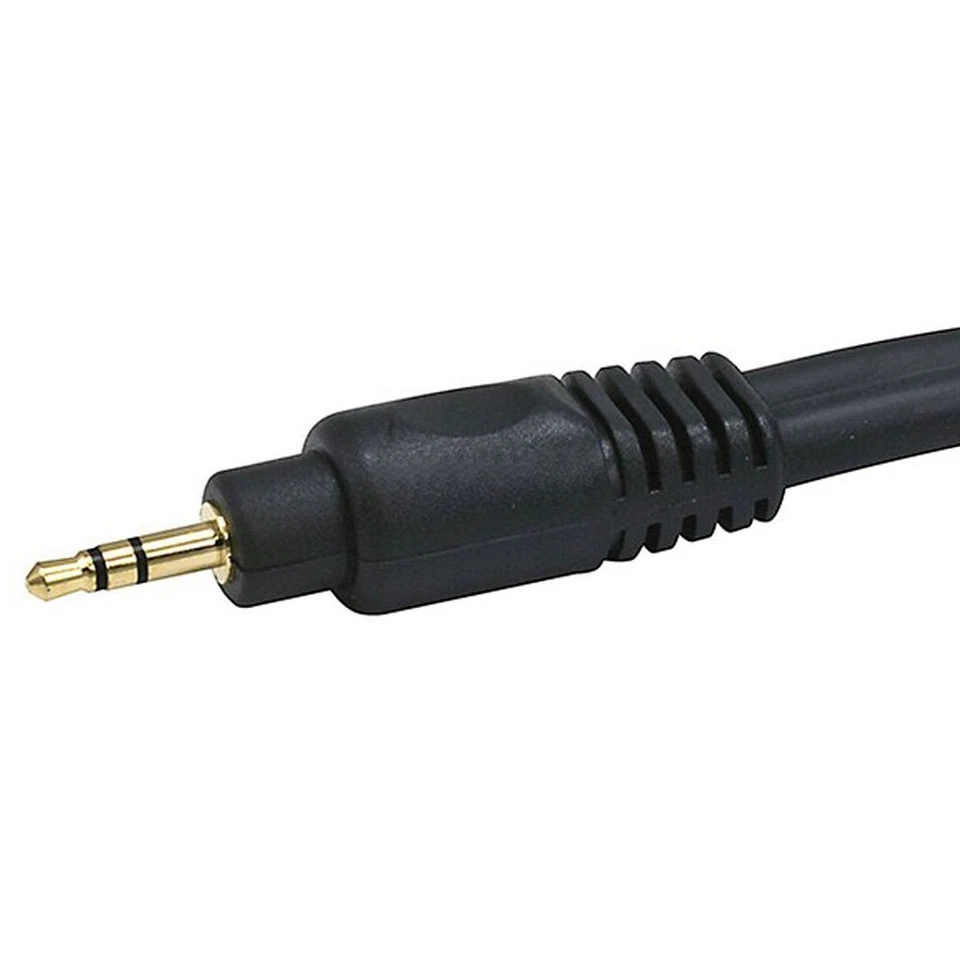 15FT 3.5mm 1/8" Stereo Male to Dual RCA Male Audio Cable Y Splitter Adapter Gold - Image 3 of 3